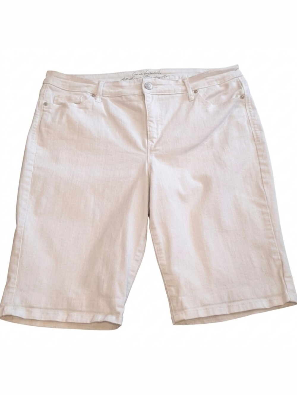 3/$20 Gloria Vanderbilt Amanda 12" Bermuda Shorts All Around Slimming Denim Jean